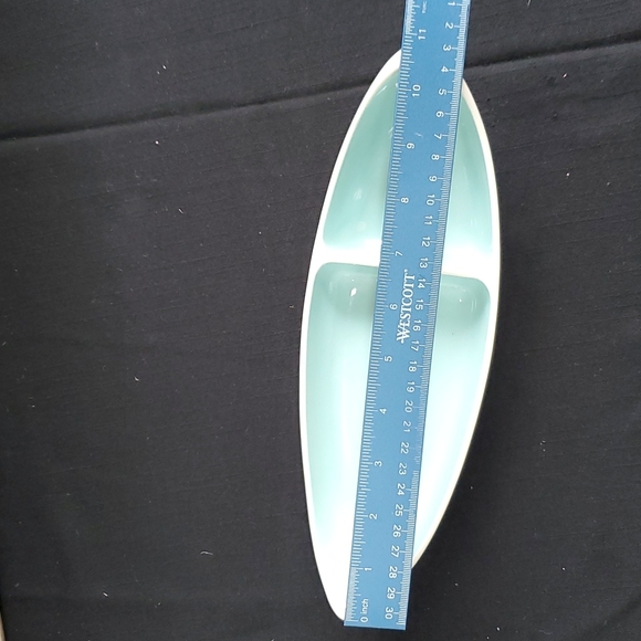 Tiffany Blue Ceramic Double Dish Tray - Picture 6 of 8